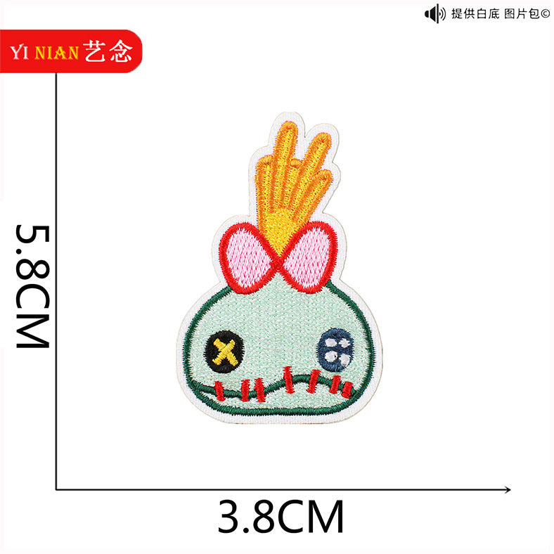 Wholesale Pink and Blue Cute Cartoon embroidery cloth stickers  patch OLY Exclusive