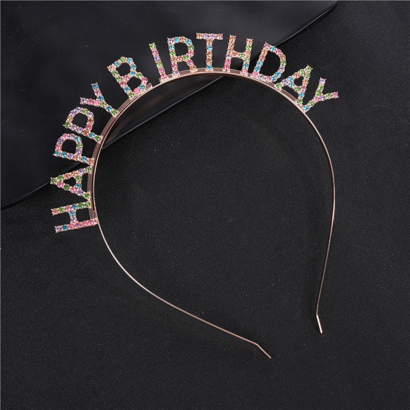 Wholesale Wholesale happy birthday birthday party headdress headband