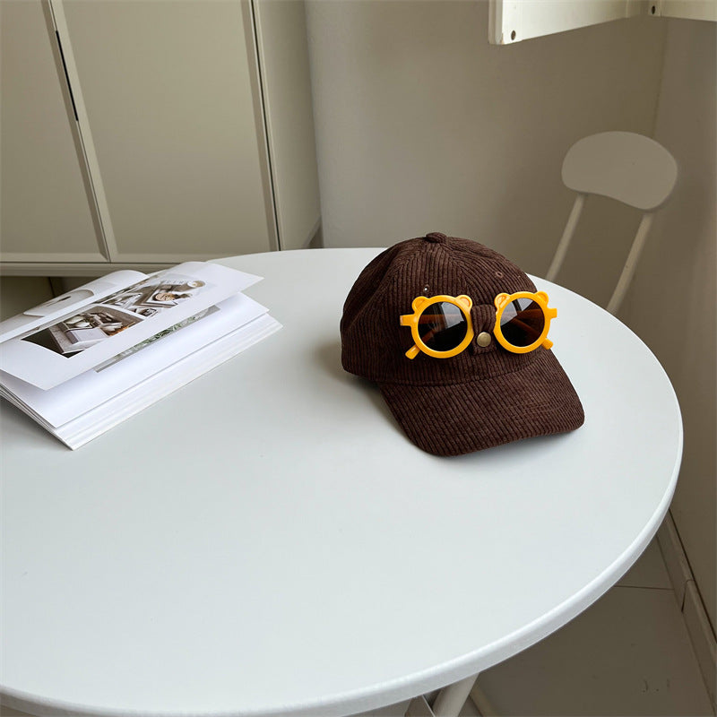 Wholesale Cotton Children's Cartoon Sunglasses Hat