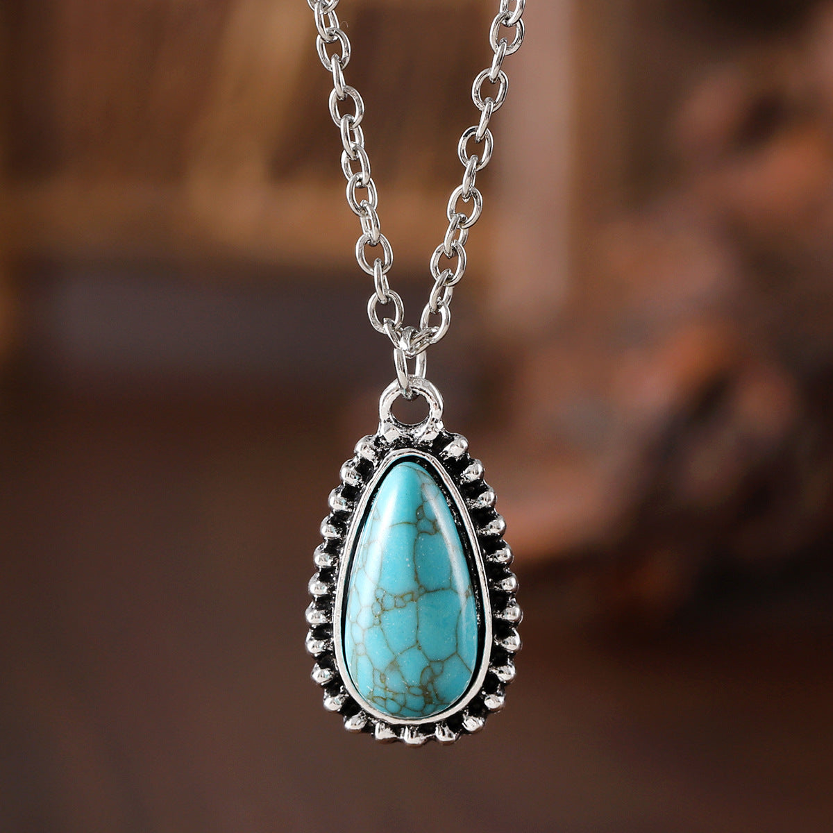 Wholesale Bohemian Turquoise Drop Earrings