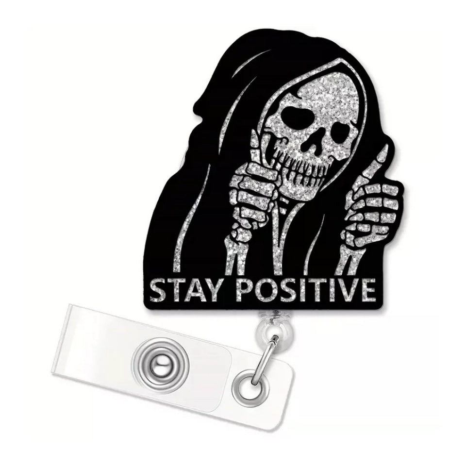 Wholesale 10pcs Acrylic Fun Badge Retractable Keychain