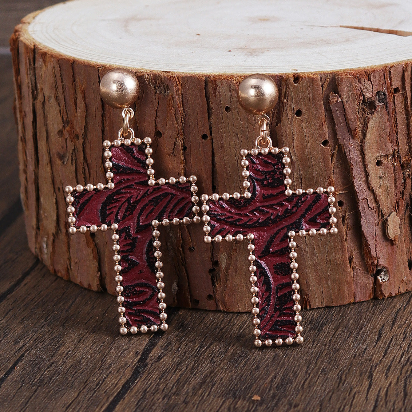 Wholesale Cross Fashion Personality Simple Versatile Earrings