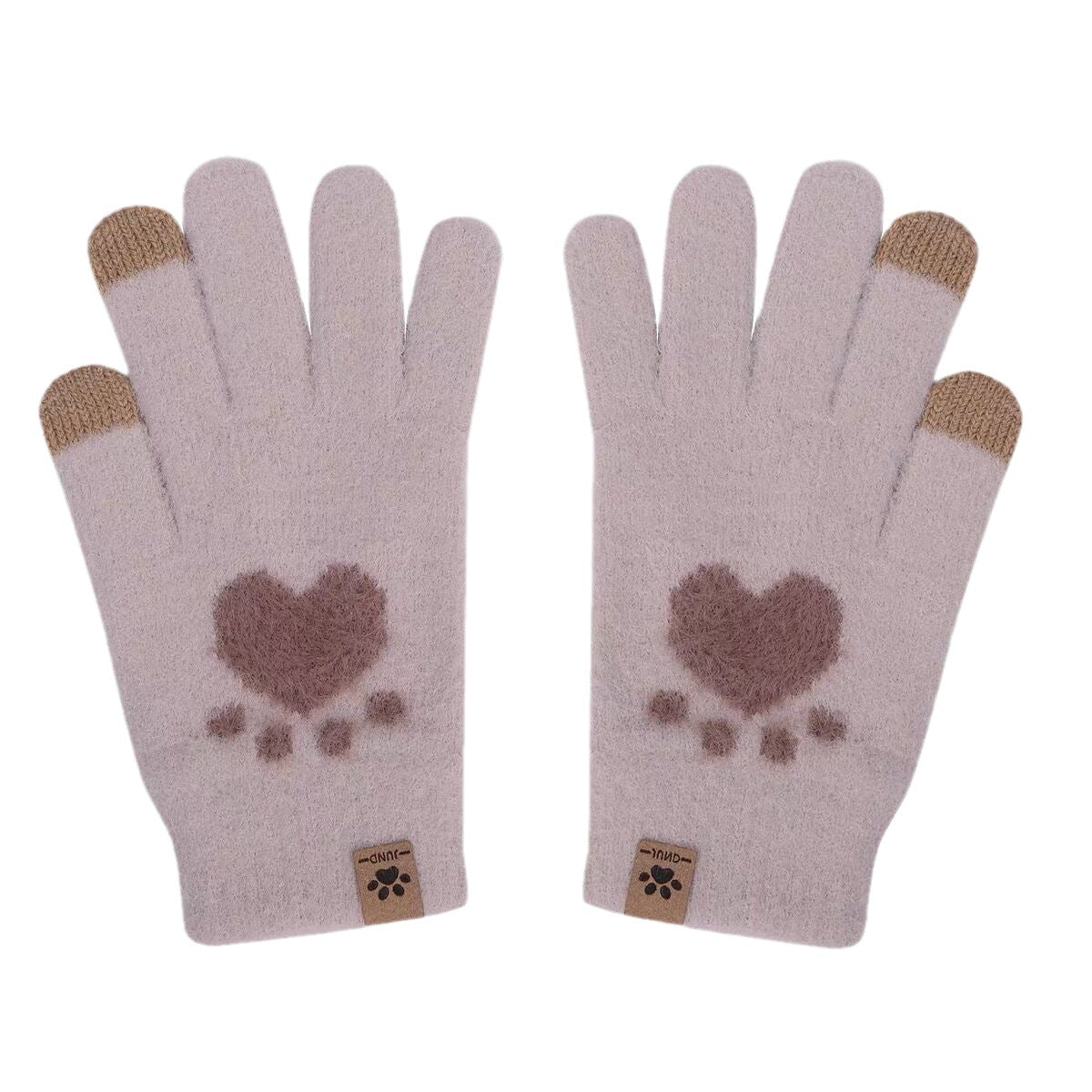 Wholesale Women's Thick Warm Knitted Wool Cycling Cold Protection Students Winter Cute Plush Gloves