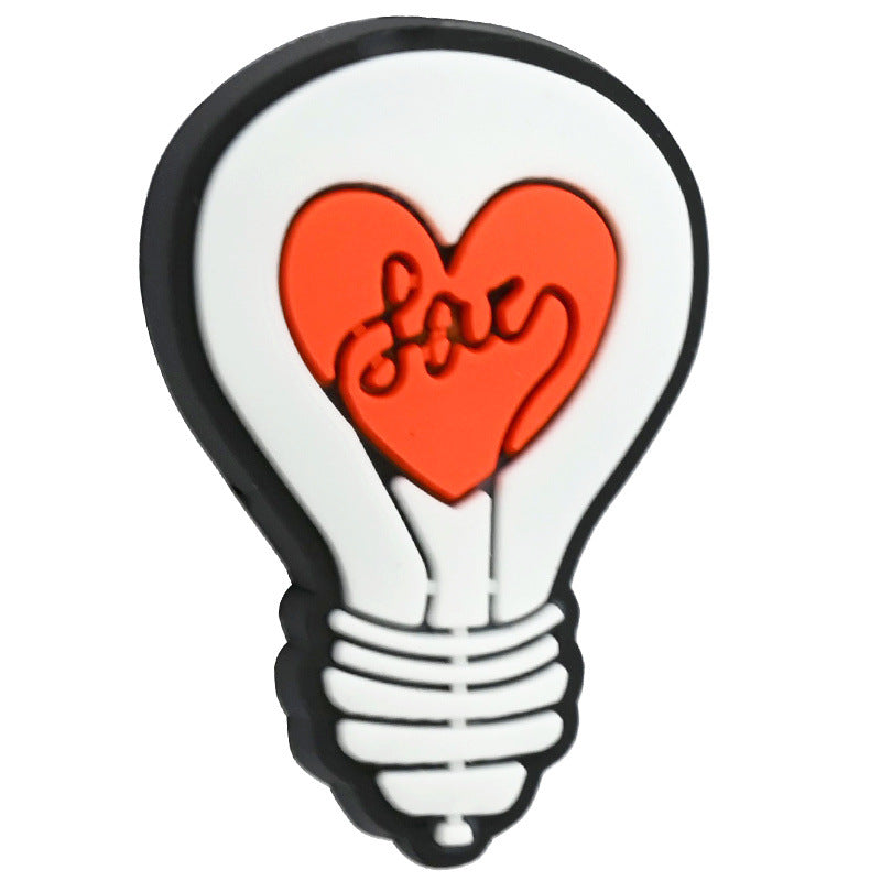 Wholesale  Random  100pcs/pack Valentine' s Day Beads Focal Beads