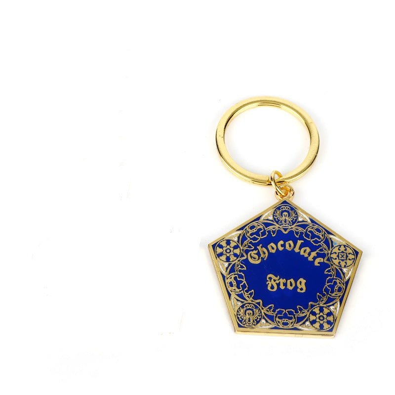 Wholesale Magic Academy Chocolate Frog Tag Keychain