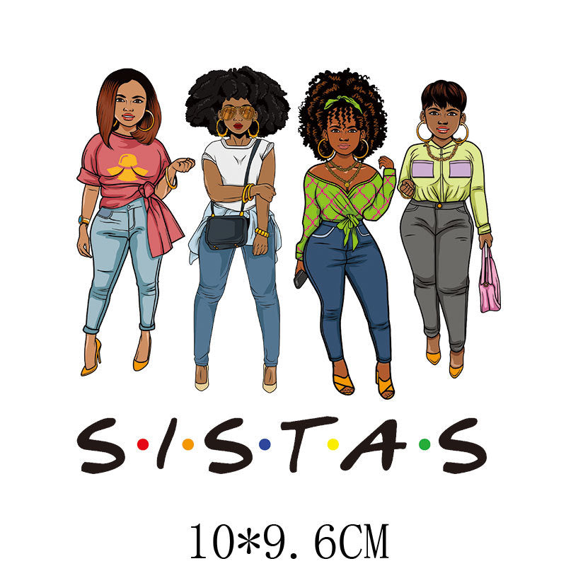 Wholesale 5pcs/pack girls hot stamping UV DTF Ready to Press Transfers Wraps