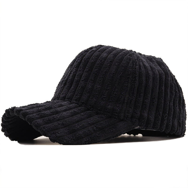 Wholesale Winter Warm Corduroy Fashion Casual Couple Versatile Duckbill Cap