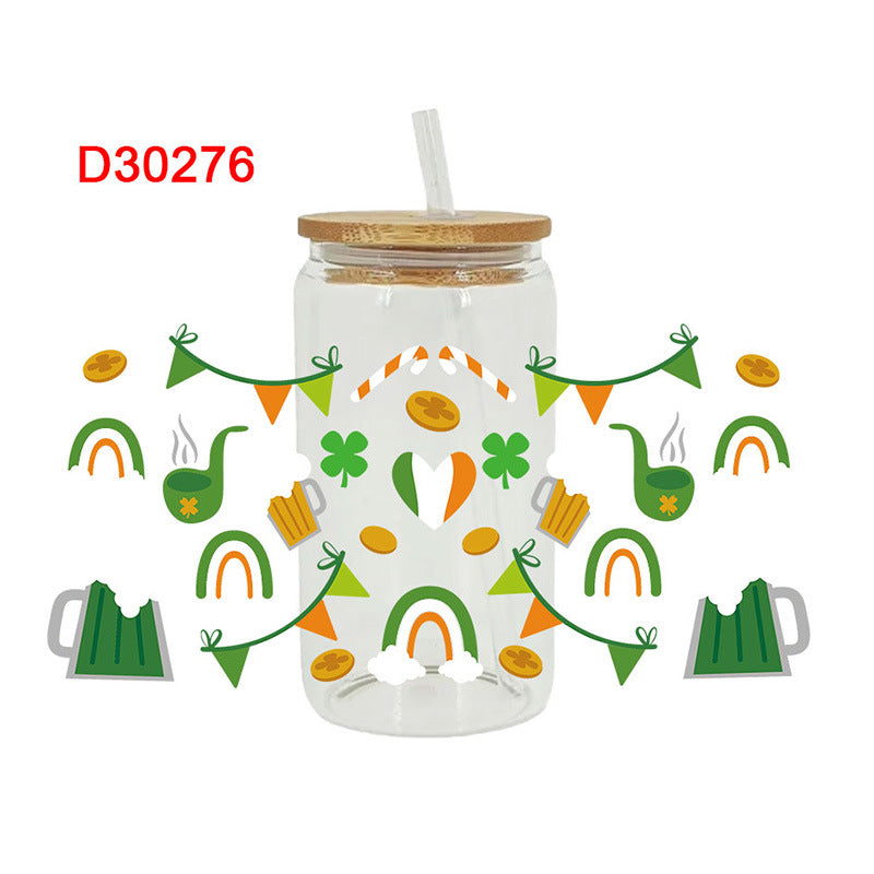 Wholesale UV Transfer Paste Glass Crystal Label Crystal Paste 16OZ UV DTF WRAPS