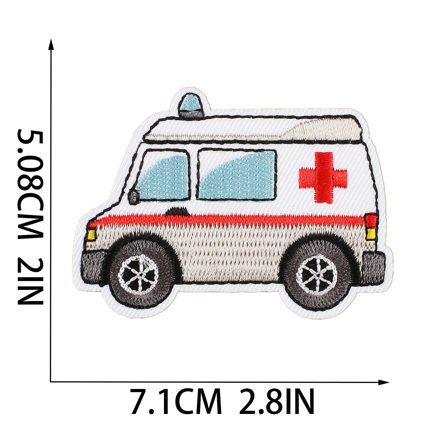 Wholesale Fire Safety Embroidered Patch Cute Fire Truck Firefighter Badge For Clothing Fashion Accessory DIY Craft Supply Boutique Gift