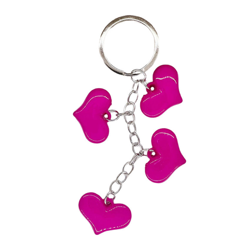 Keychain de corazón acrílico de San Valentín al por mayor