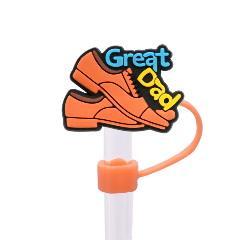 Wholesale Random 100pcs/pack    Father' s Day internet celebrity dust plug straw hat  Straw Tube Cap