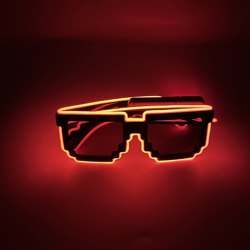 Wholesale Bar nightclub wireless luminous glasses sunglasses party LED disco atmosphere props