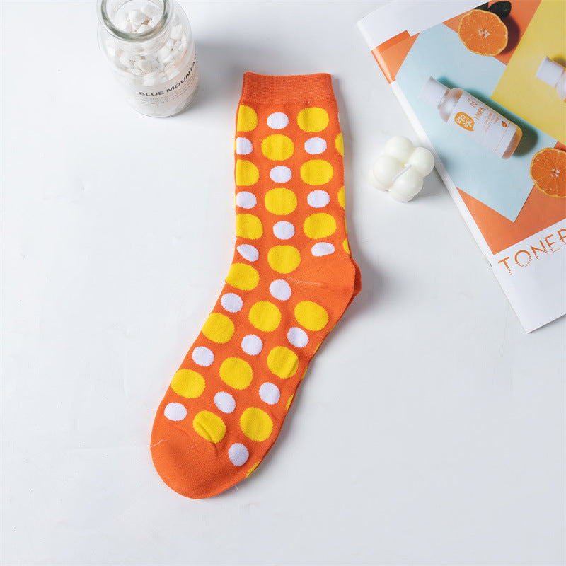 Wholesale Four Seasons Thanksgiving Diamond Check Socks
