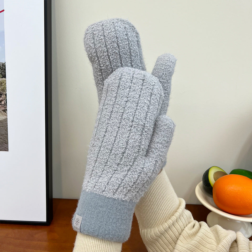 Wholesale Autumn and Winter Knitted Cold-proof Warm Gloves