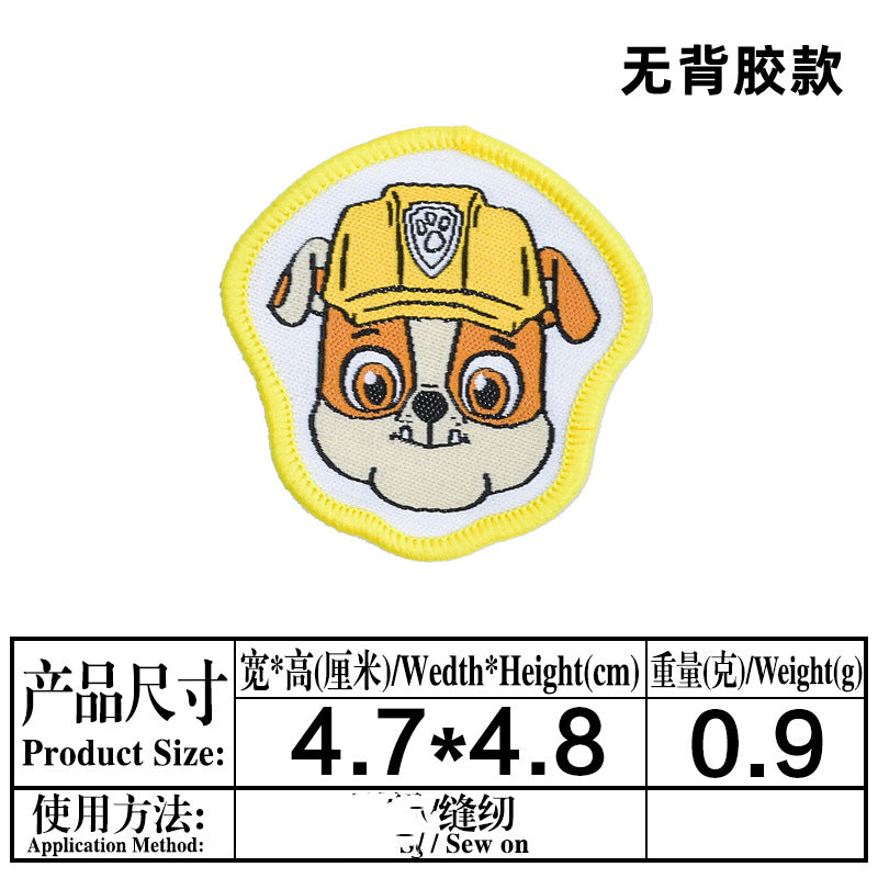 Wholesale Cute Puppy Embroidery Patches 23 Styles Cartoon Cloth Patch Set For Clothing Bags Towels Kids DIY Repair Decor Chic Fashion Accessory