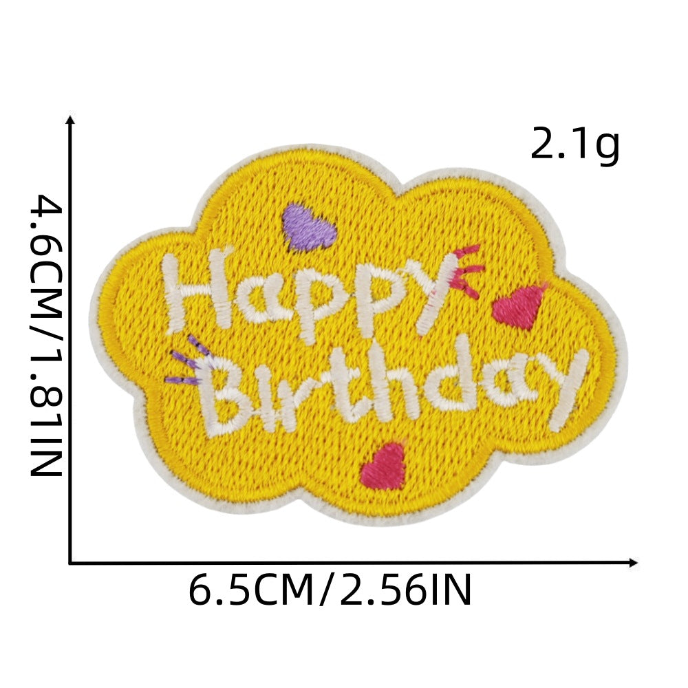 Wholesale birthday party DIY Patches