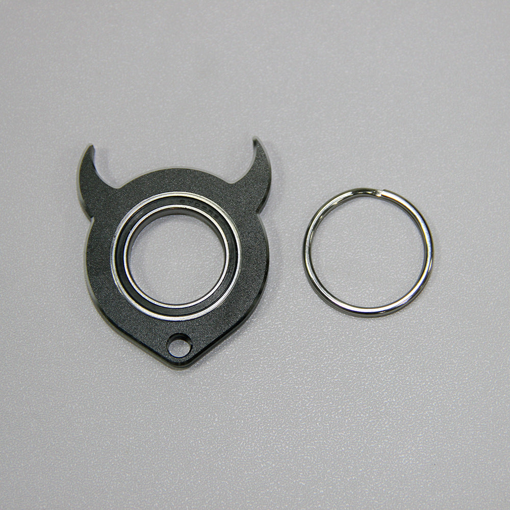 Aleación de aluminio aluminante Nuevo descompresión de bocina Fidget spinner llavero