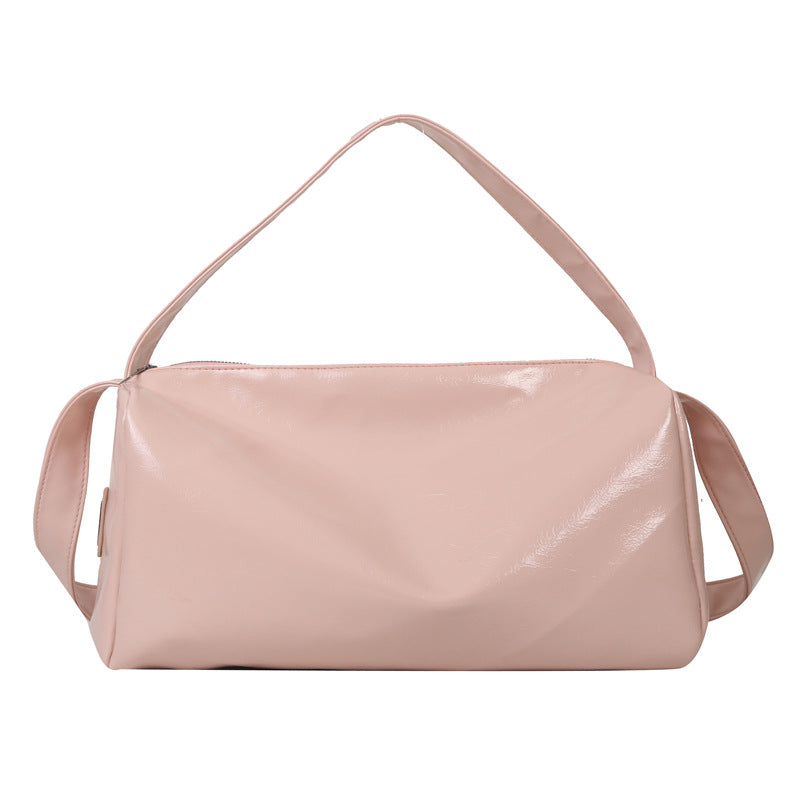 Wholesale PU Large Capacity Solid Color Shoulder Bag