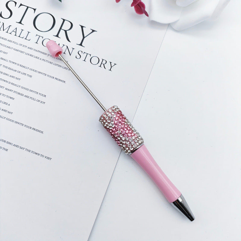 Wholesale Pink Butterfly Diamond Bead beadable pens