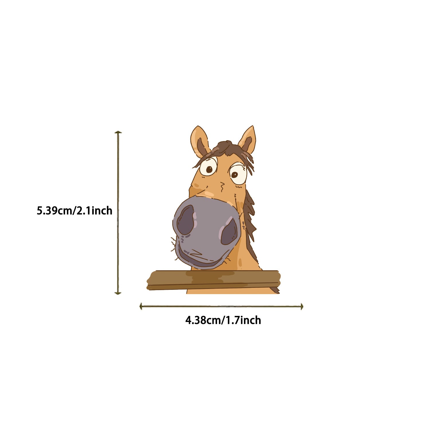 Wholesale 50pcs Cartoon Horse Emoji Collection Graffiti Waterproof Stickers