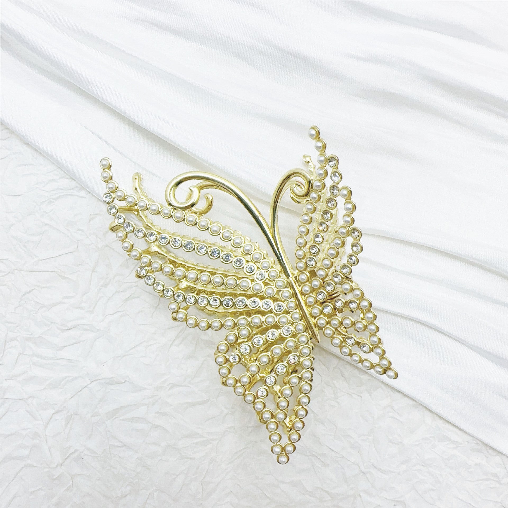 Wholesale Alloy Pearl Cross Pearl Clip