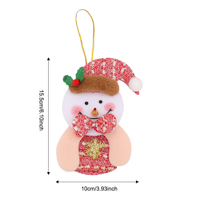 Wholesale Christmas striped decorative pendants