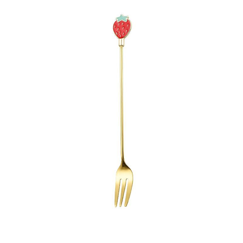 Wholesale spoon fork cartoon tableware cute dessert spoon Kitchenware