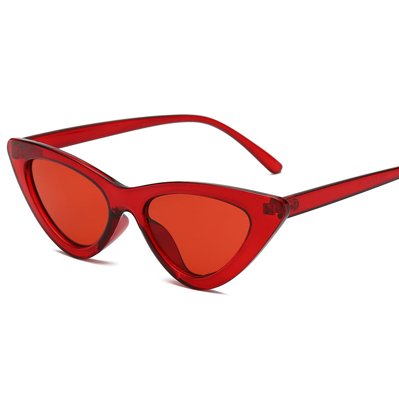 Wholesale Cat Eye Retro Hong Kong Style Trendy Sunglasses