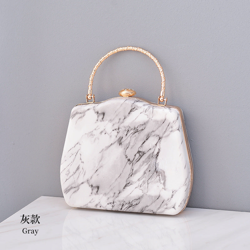 Wholesale Marble PU Creative Simple and Personalized Handbag