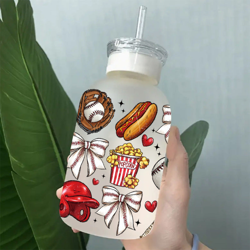 Wholesale Baseball Bow Series  16oz Cup UV DTF Wraps