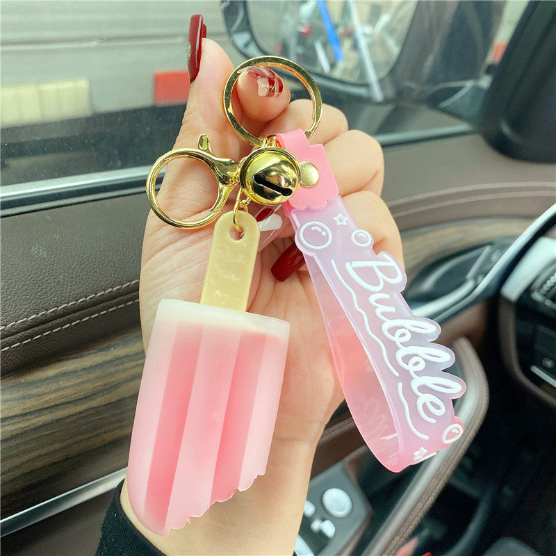 Llaveros creativos para la piel del hielo creativo al por mayor