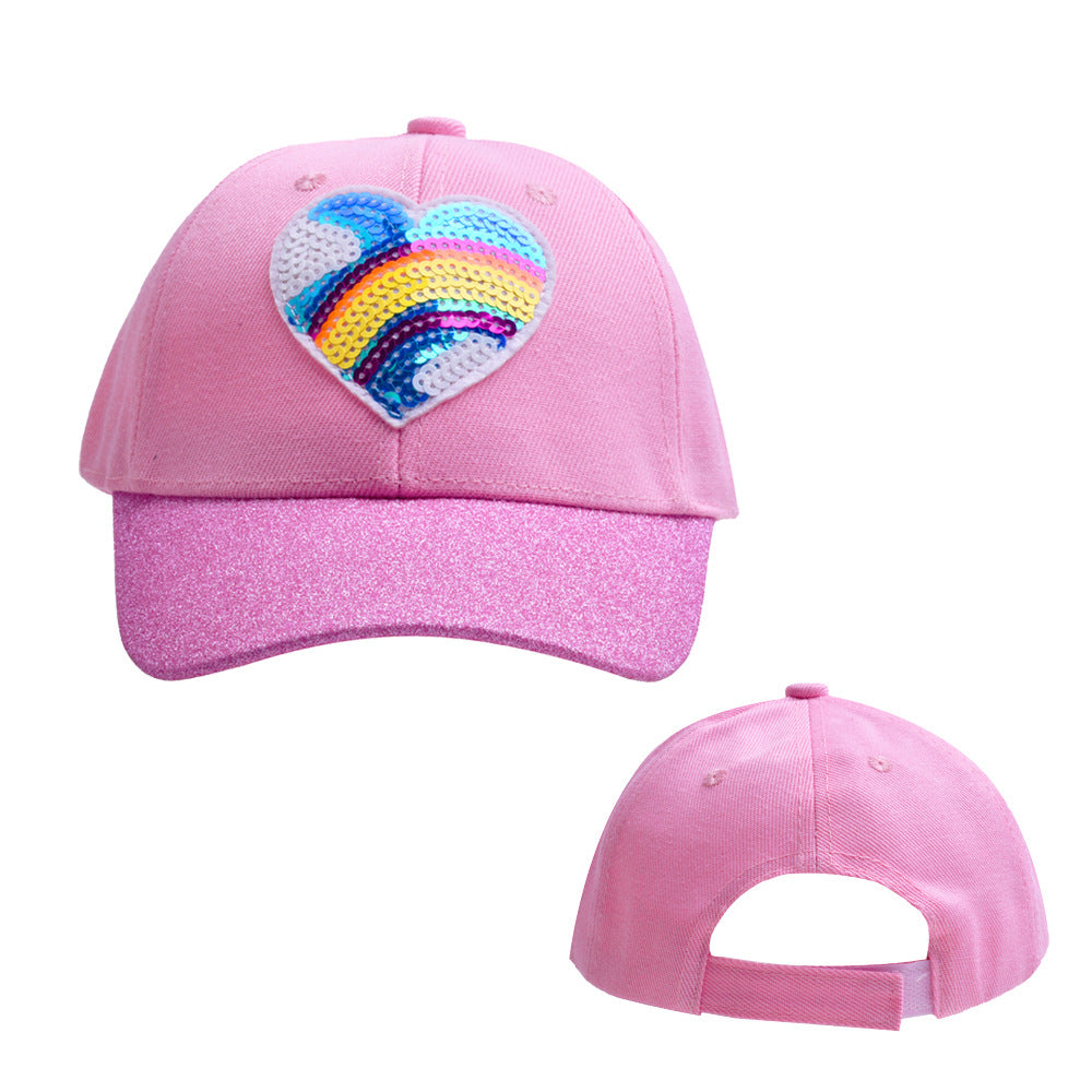 Wholesale children's hat cartoon colorful baseball hat unicorn sun hat baby girl little dinosaur peaked cap