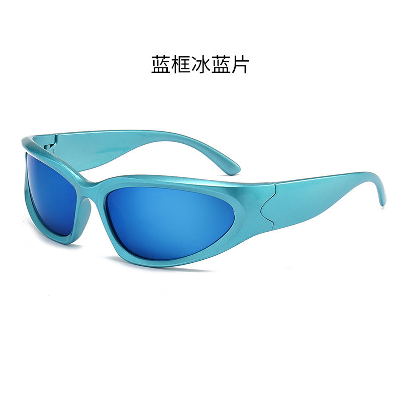 Wholesale Cycling Sunglasses Steampunk Small Frame Sunglasses