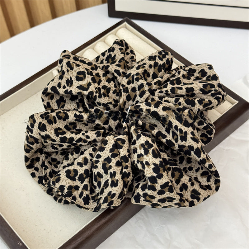Wholesale Retro Leopard Print Sponge Hair Hoop Fashion All-match Headband Hair Ring