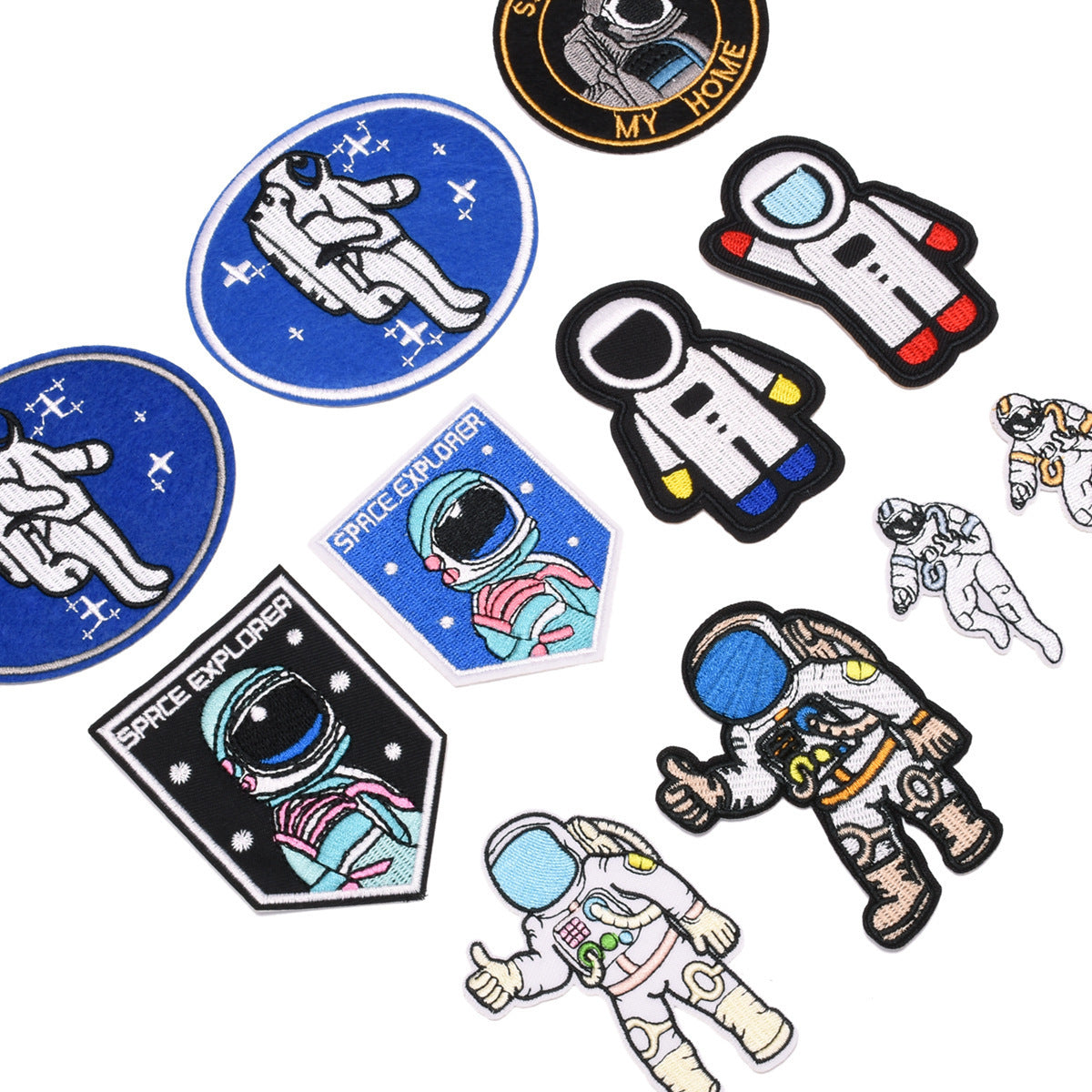 Wholesale Astronaut Air Force Diver Embroidery Patches DIY Clothing Decorative Accessory Casual Party Gift
