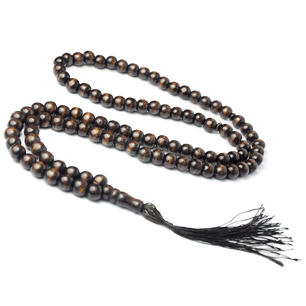 Wholesale Handmade Wooden 99 Bead Middle Eastern Tassel Prayer Beads Gift Resale