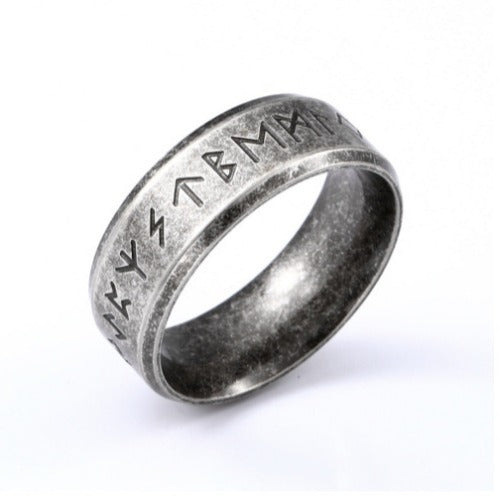 Wholesale Retro Totem Men's Personalized Rune Alloy Ring