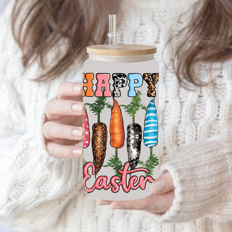 Wholesale Colorful Easter 16oz Cup UV DTF Wraps