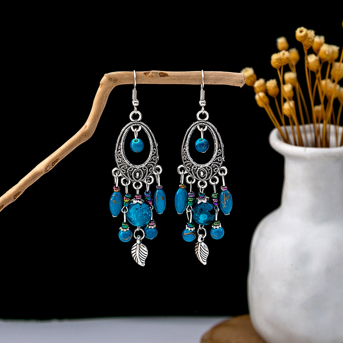 Wholesale Bohemian Ethnic Style Alloy Earrings