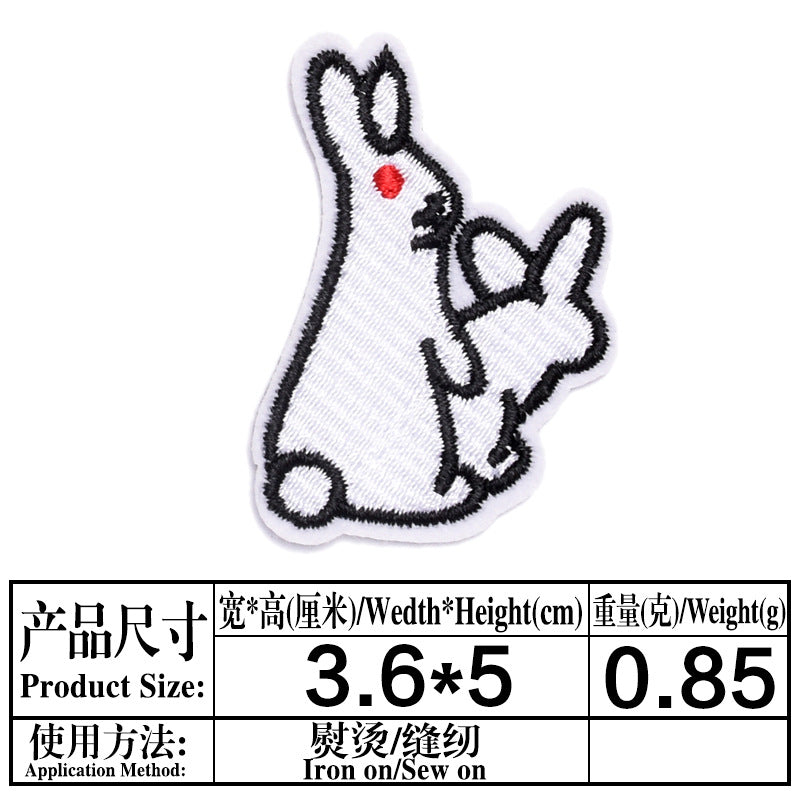 Wholesale Cloth Handmade Cartoon Animal Patch For Clothing Decorative Applique Everyday Use
