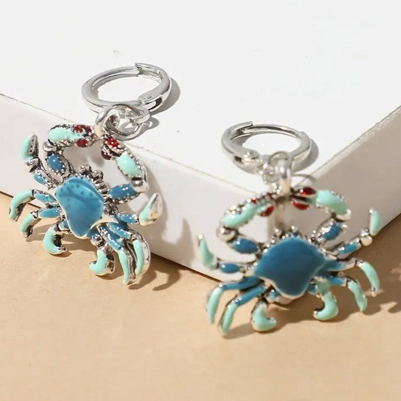 Wholesale Hawaiian style crab earrings for women
