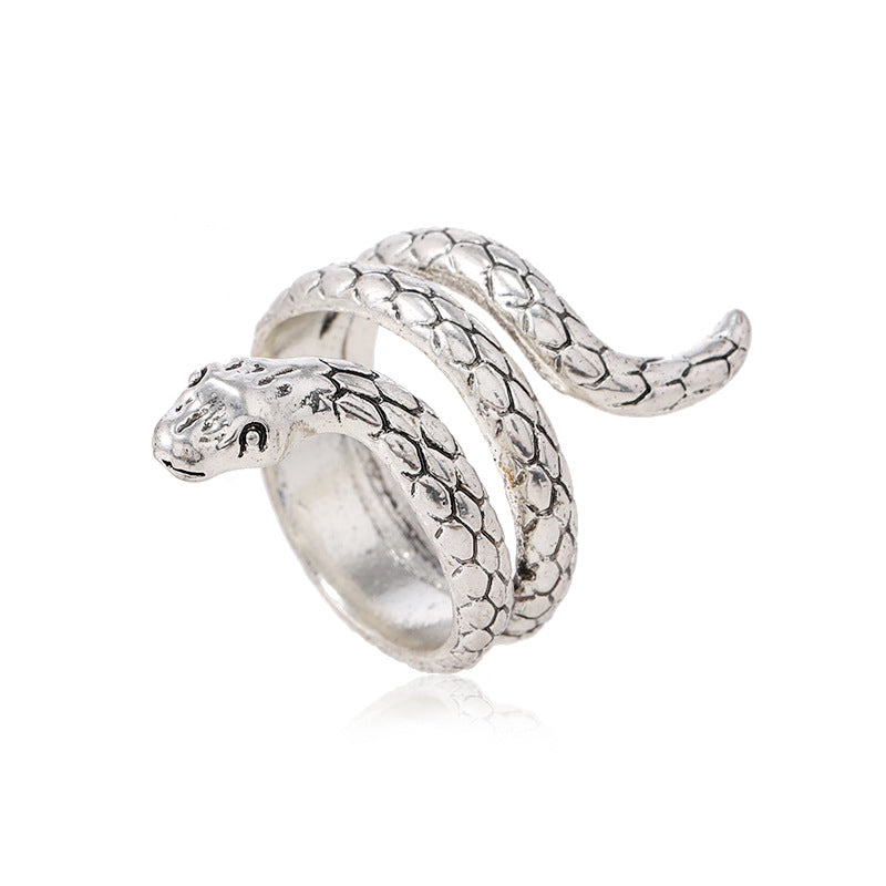 Wholesale Vintage Snake Bone Exaggerated Ring