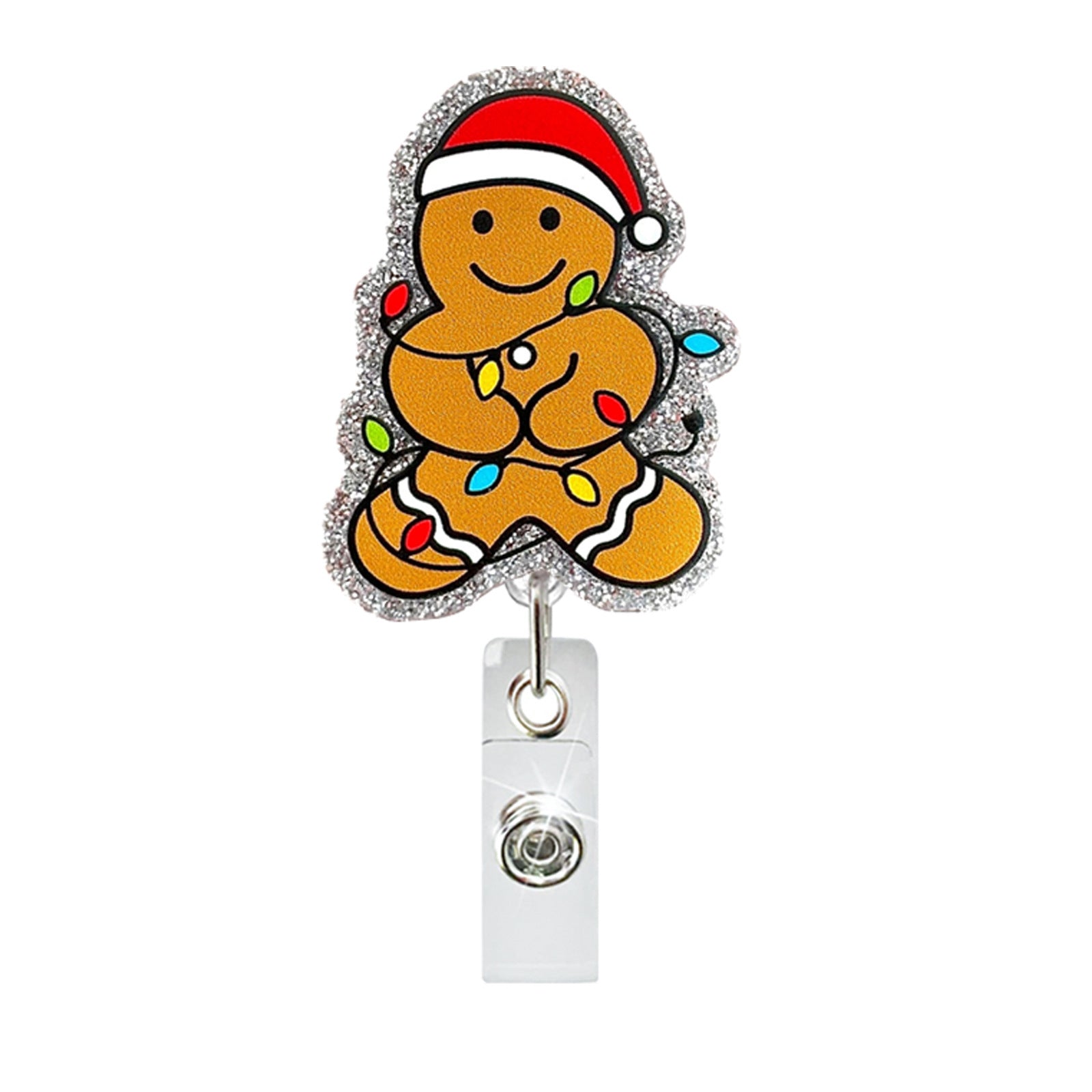 Wholesale Christmas acrylic glitter retractable pull-out