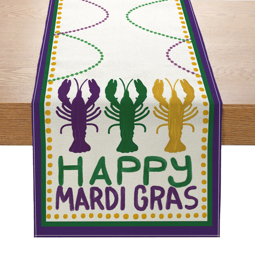 Wholesale of Brazilian Carnival Printed Polyester Tablecloths