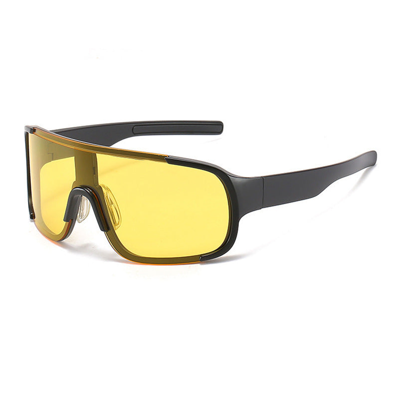 Wholesale Road cycling white mercury sunglasses fashion mountaineering running one-piece sunglasses anti-ultraviolet