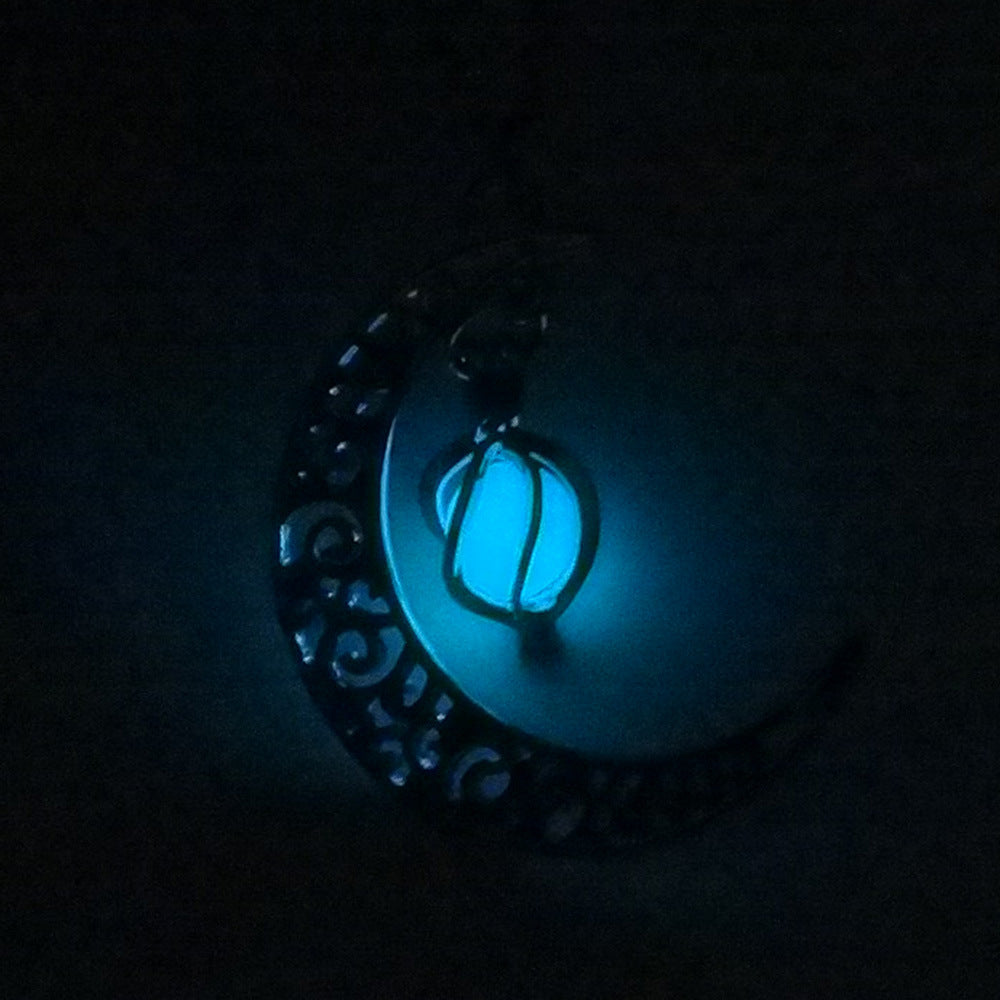 Wholesale Alloy Luminous Hollow Necklaces
