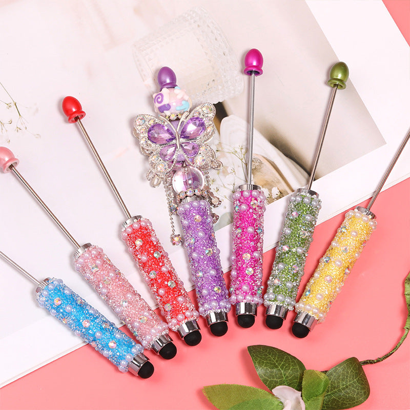 Wholesale 5pcs/pack Touch screen pearl sugar beadable pen