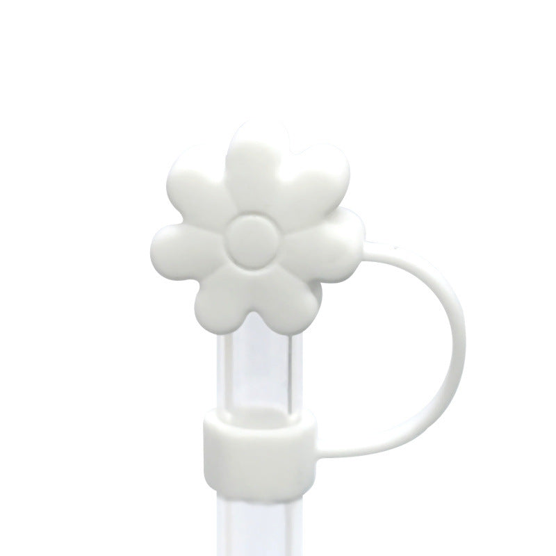 Wholesale  16pcs/pack  Flower dust plug straw hat  Straw Tube Cap