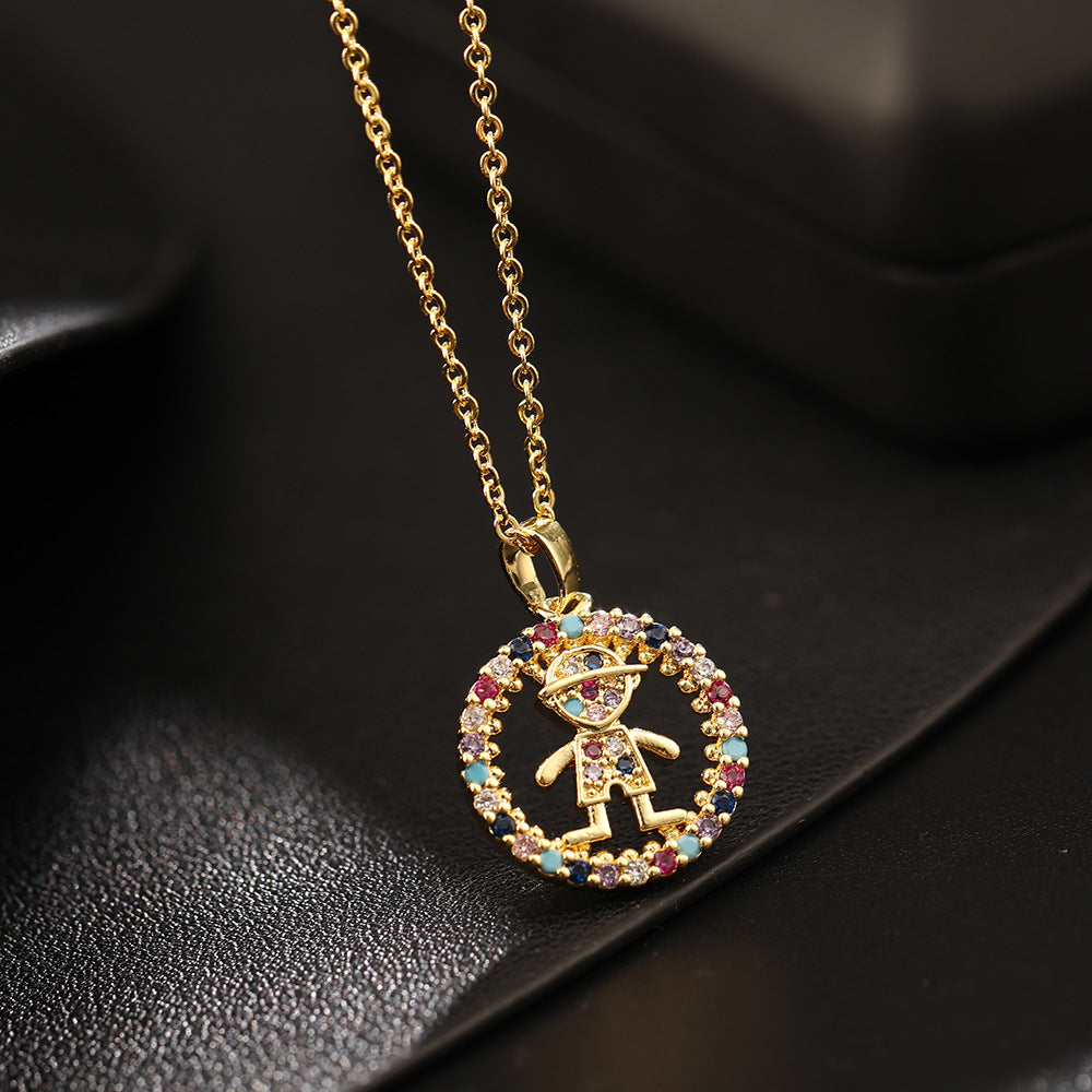 Wholesale Colorful Boys & Girls Pendants Necklaces
