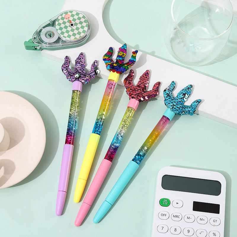 Wholesale Plastic Christmas Glitter Gel Pen